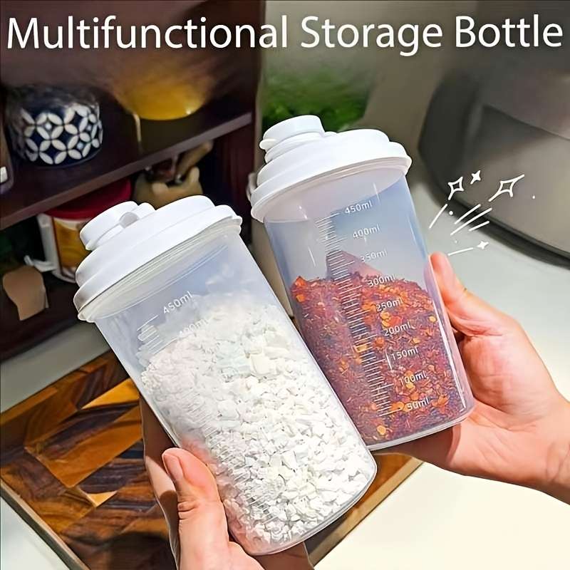Sealed Jar Color White Quantity4Pcs 2 Lids  2 Containers