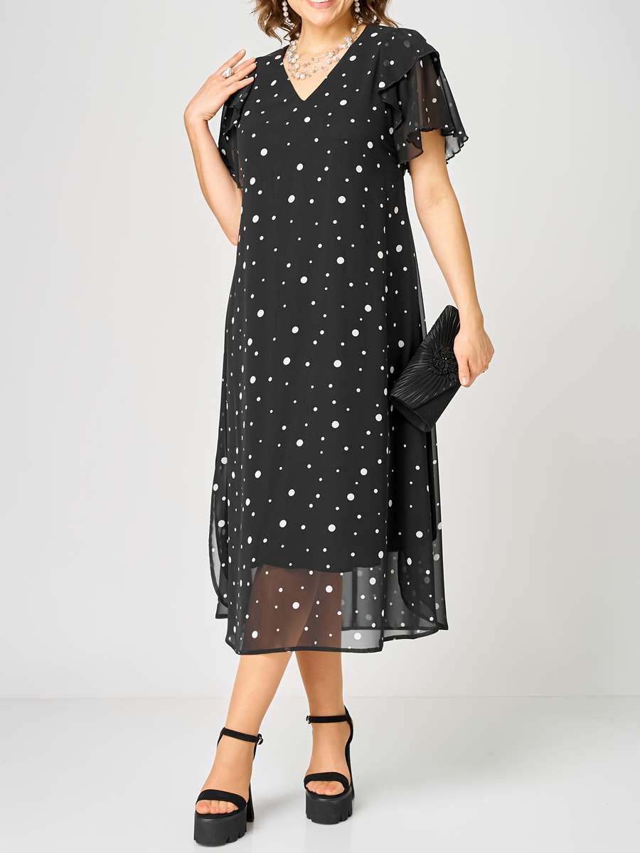 Women S Dress Color Black Size 5Xl