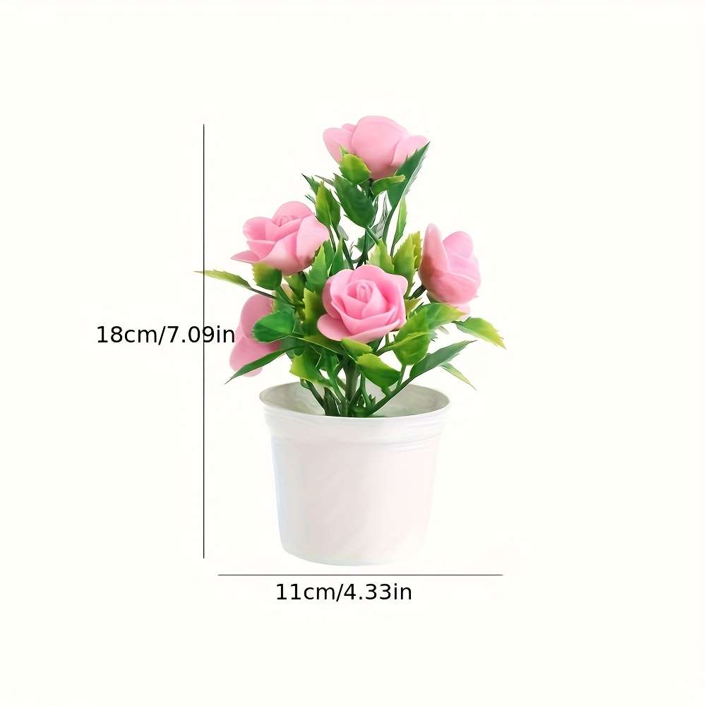 Simulated Flower Color Mixedcolor Quantity6Pcs