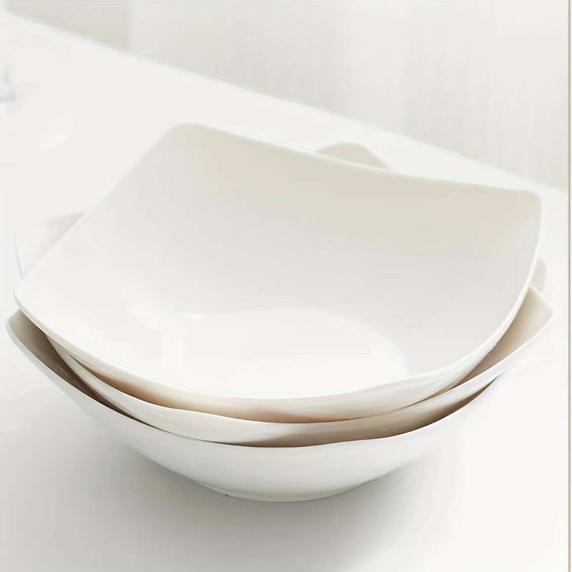 Bowl Quantity White Salad Bowl  8 Pack