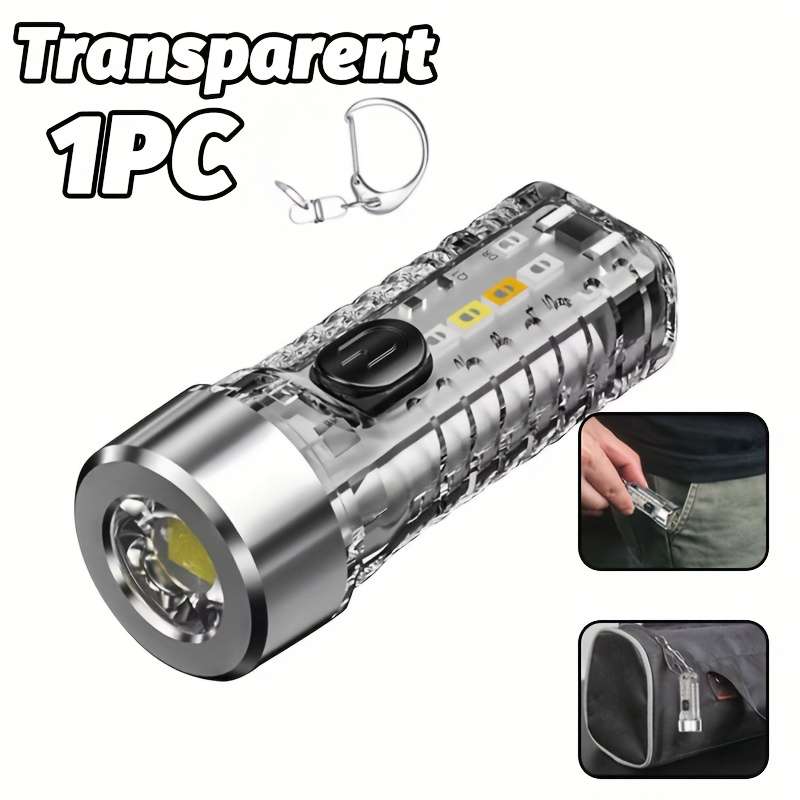 Durable 1Pc Usb Rechargeable Led Flashlight With Multi Daily Reliable Solution