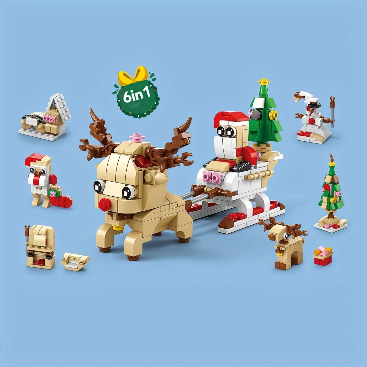 Building Toy Architectural Model Toy Set Style Christmas Gingerbread House