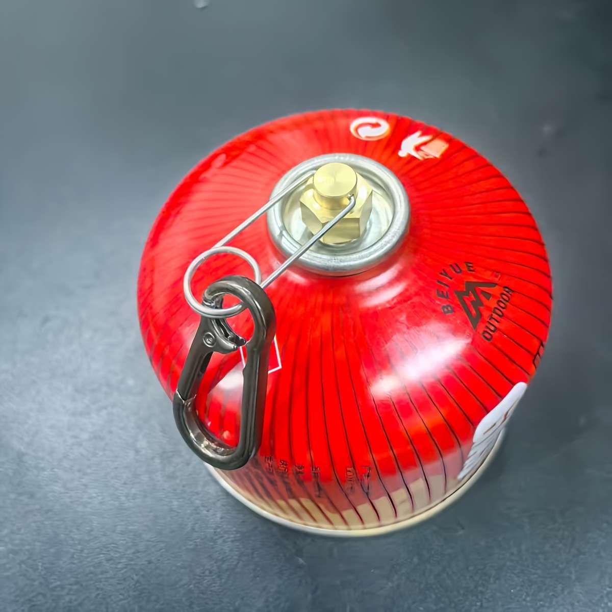 1 Outdoor Flat Gas Canister Protective Cover Hook Portable High Altitude Gas