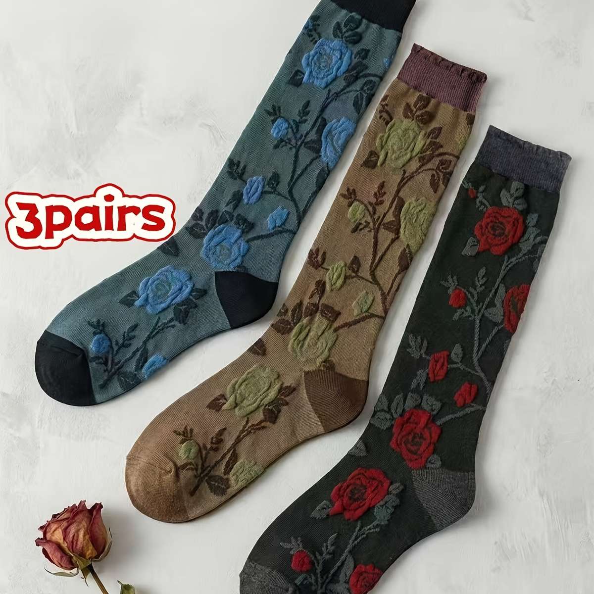 Women S Socks Color Mixed Color3 Pairs Size Onesize