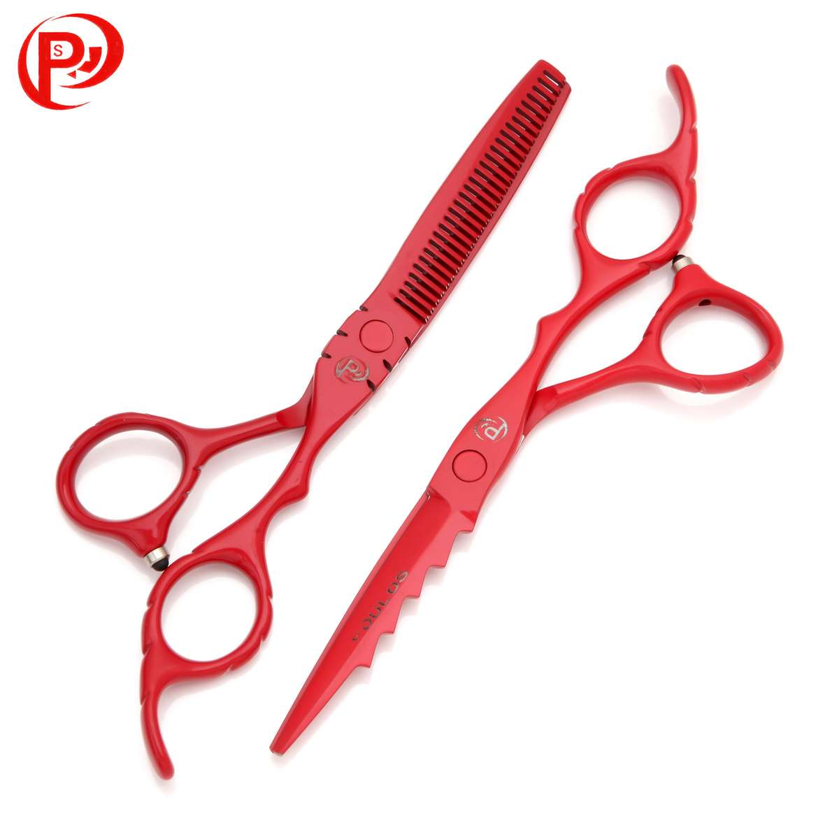 Hairdressing Scissors Style Poulos440C Steel Thinning Scissors  Hair Removal 25%