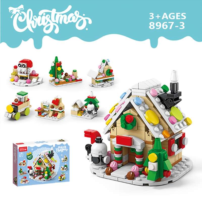 Building Toy Architectural Model Toy Set Style Christmas