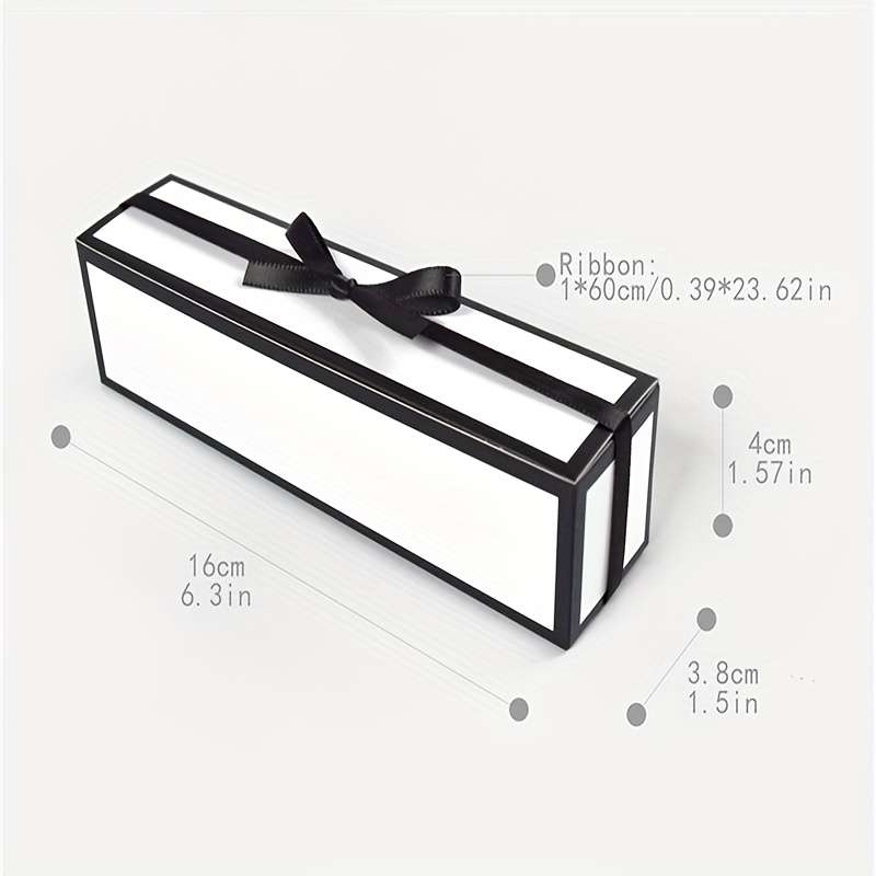Christmas Gift Boxes Color White Edger 10Pcs