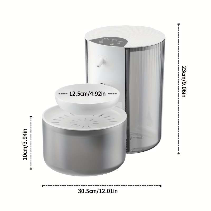 Pet supplies Capacity 3000ml Khaki Color