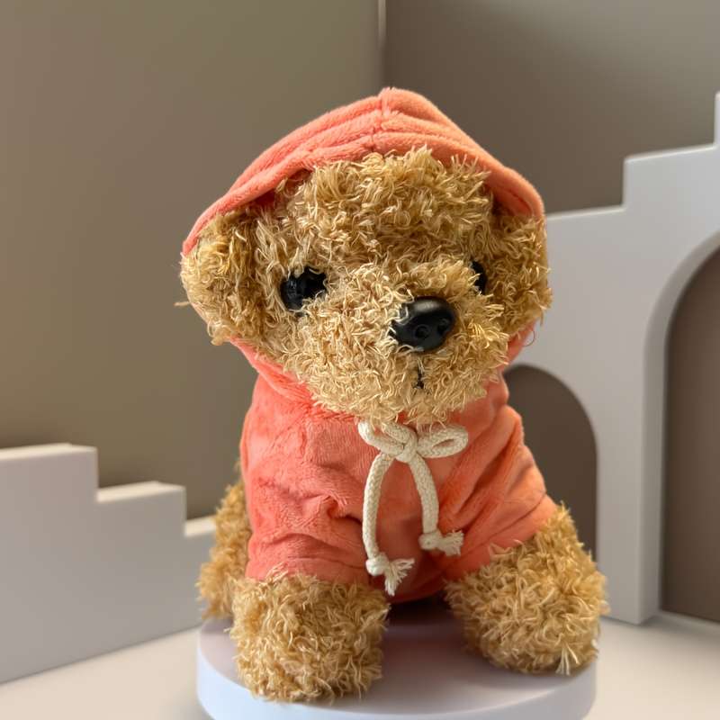 Toy Doll Color Blue Hoodie Teddy