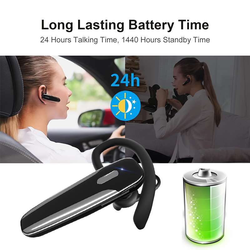 Rechargeable Wireless Earbuds Headphones Headset