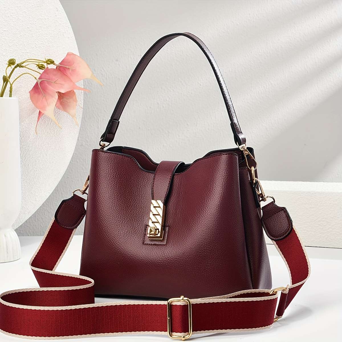 Women S Handbags Maroon 2