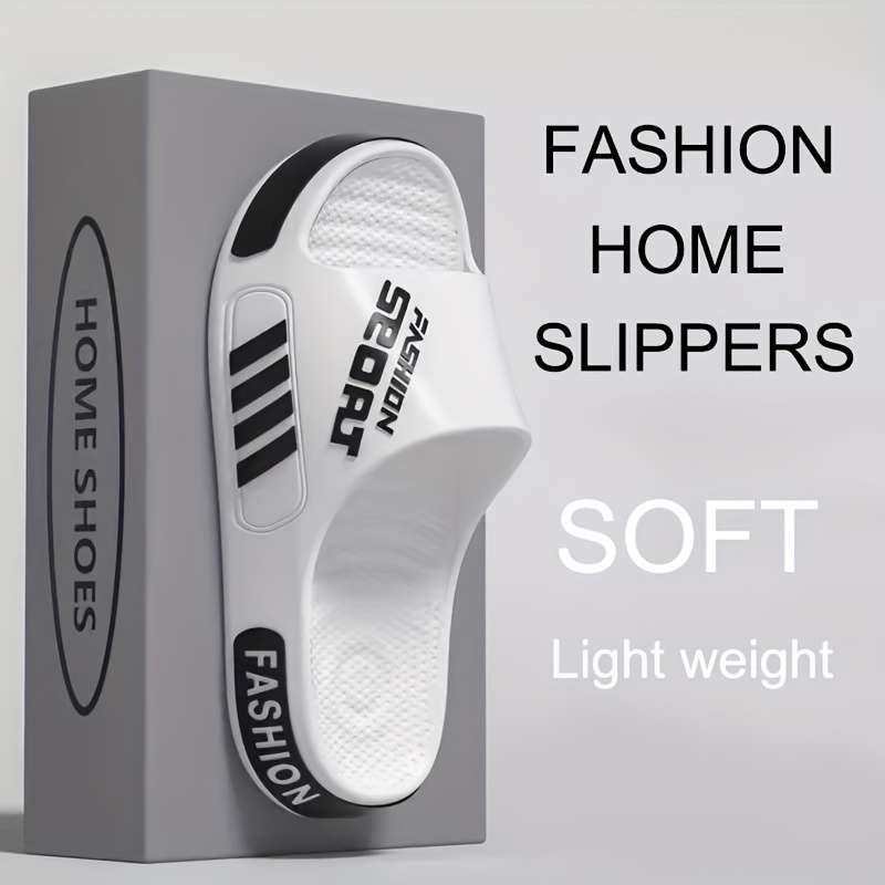 Men Slippers Summer Style White Size Uk 7