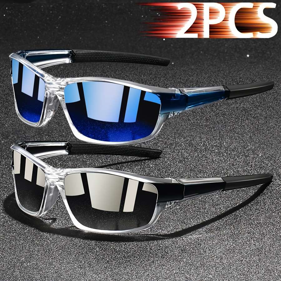 Cycling Glasses Color 2Pcs Redmirror Clearblack