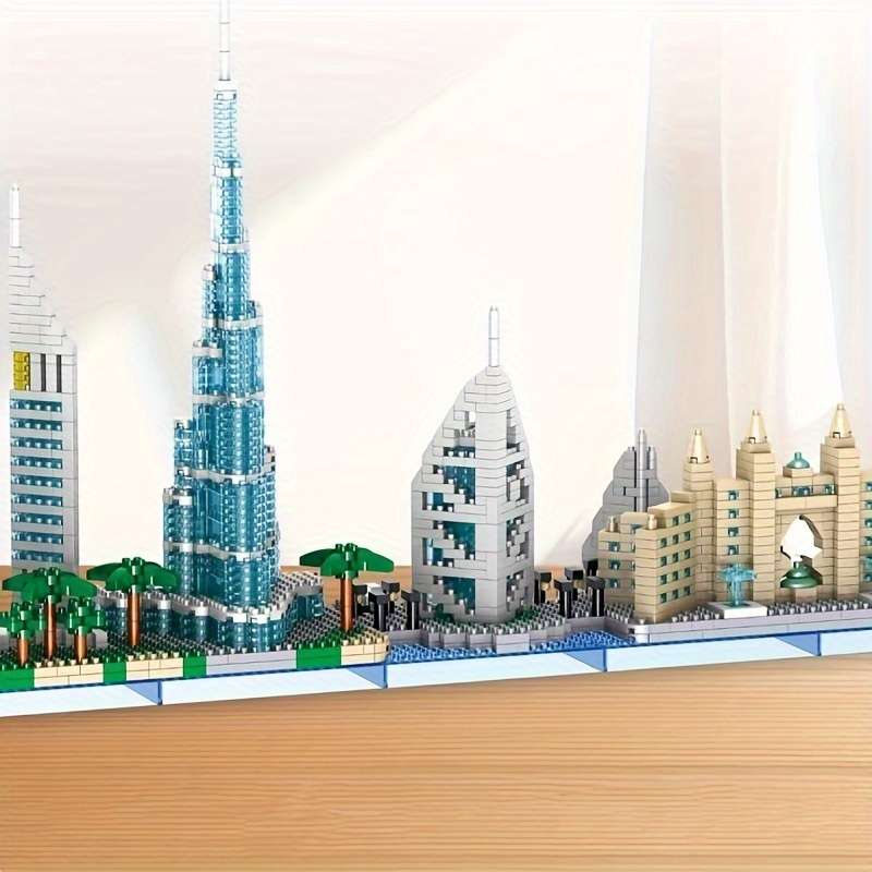 Building Toy Architectural Model Toy Set Quantity 2220Pcs