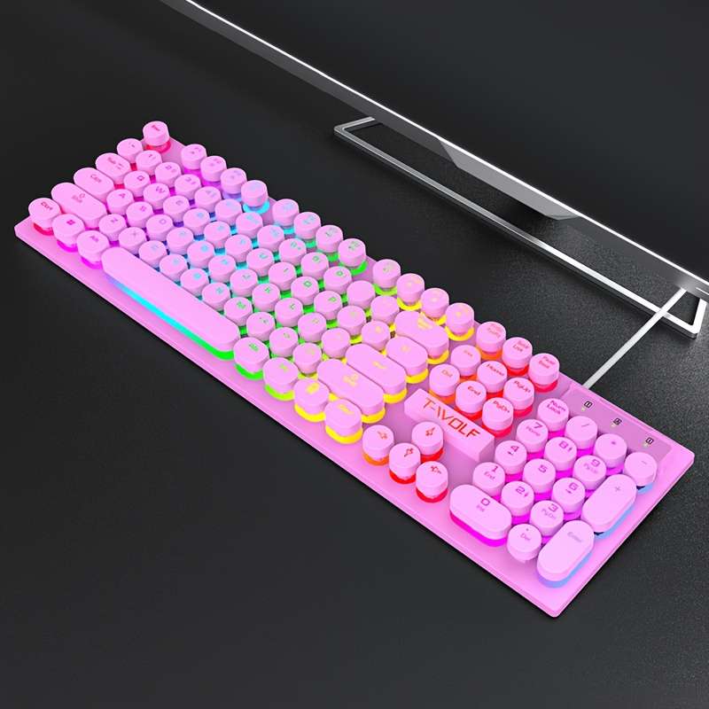 Keyboard Color Pink