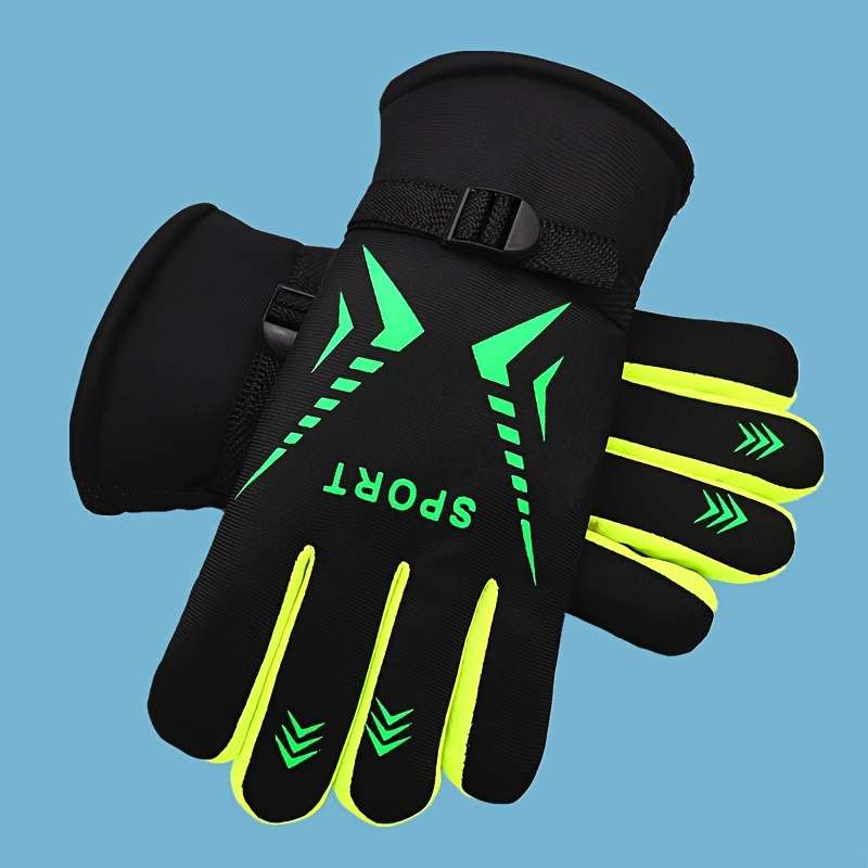 Winter Gloves Color Orange