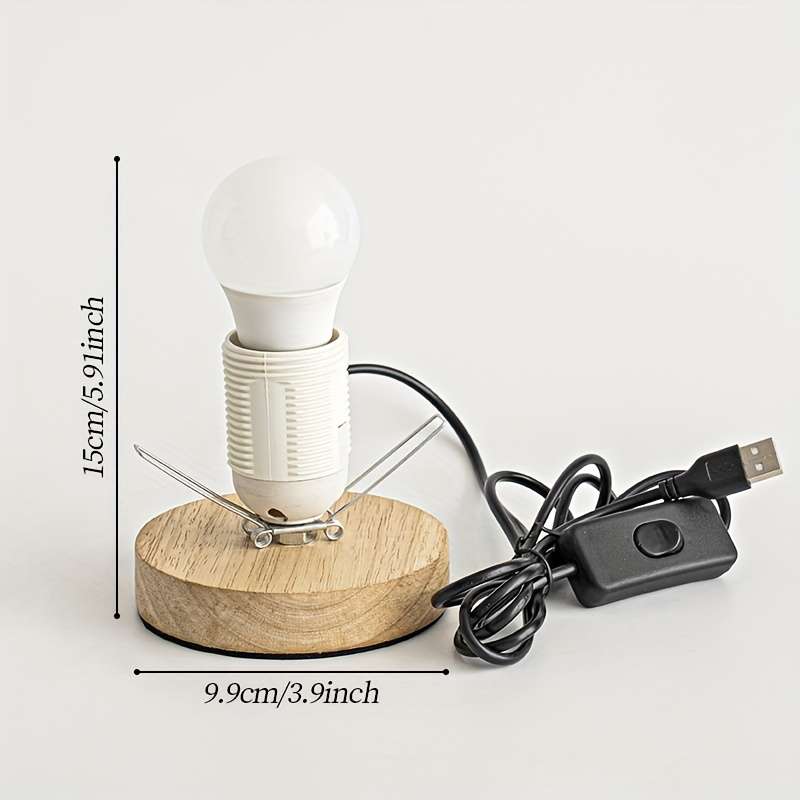 Portable Lamp Style Log Wind