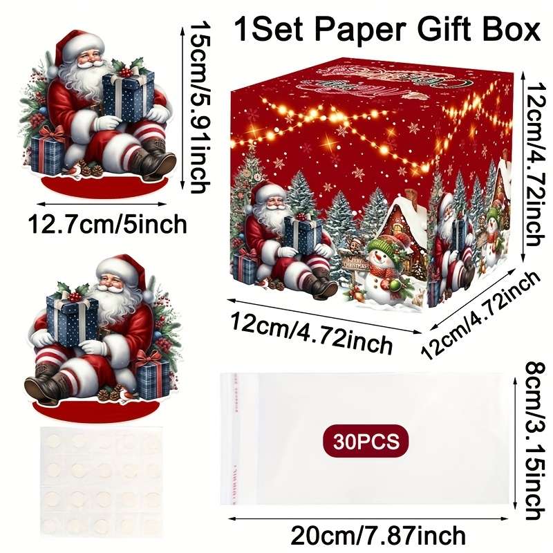 Christmas Gift Boxes Quantity 1Set