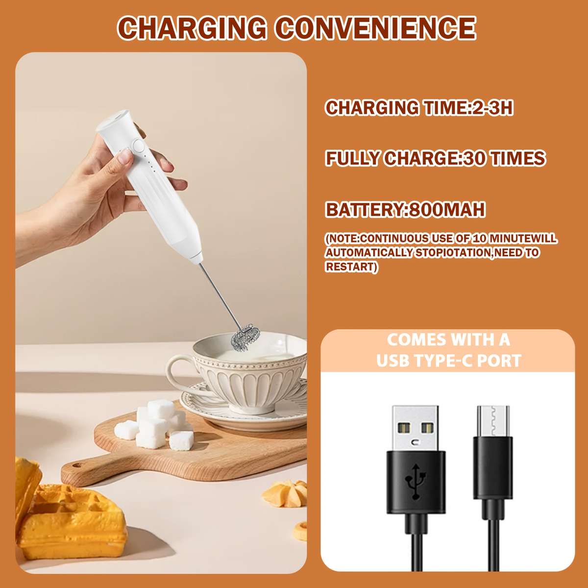 Egg Beater Color Black Quantity 2*Stirring Rod