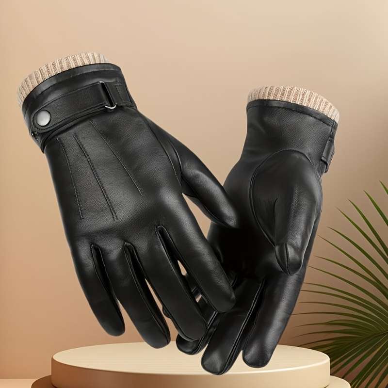 Winter Gloves Color Black
