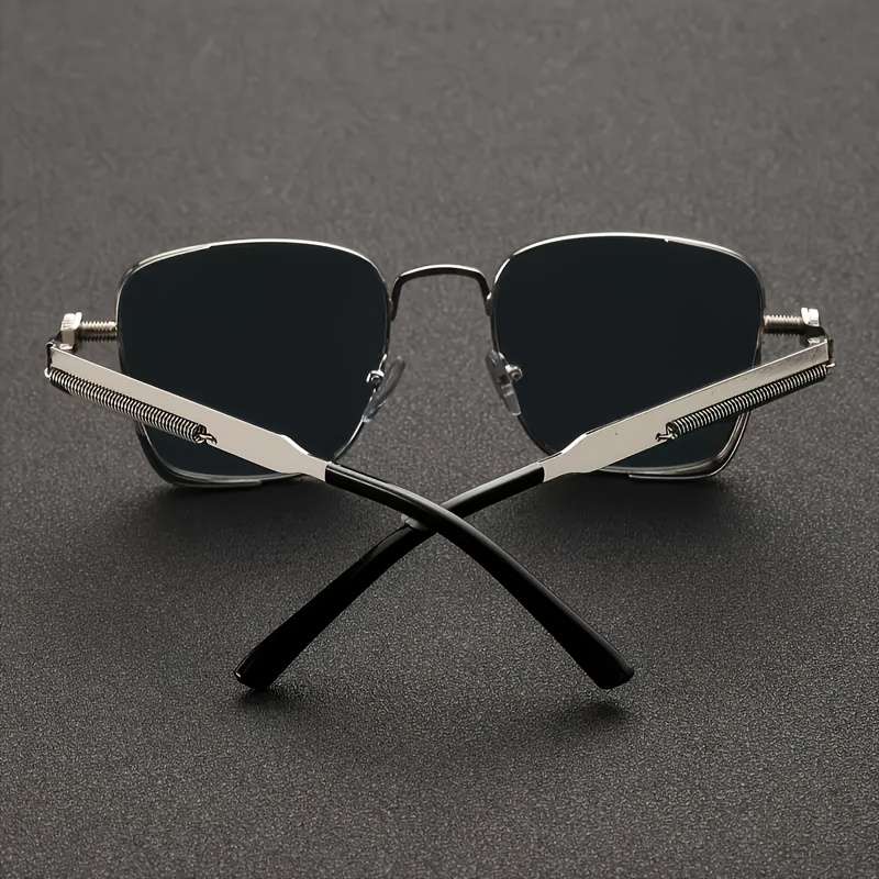 Mens Glasses Color Golden Frame Gray Lens