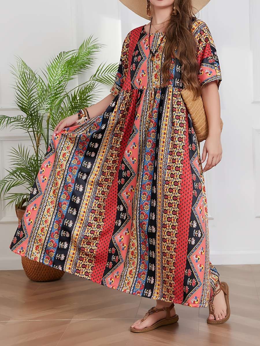 Women S Dress Color Black Red Size 5Xl