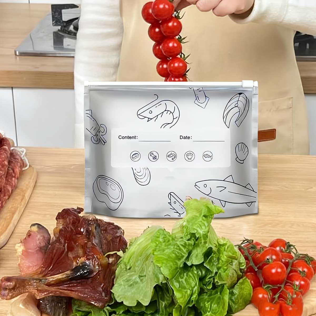 Food Storage Bags Model 18Cm*13Cm7.09In*5.12In45Pcs