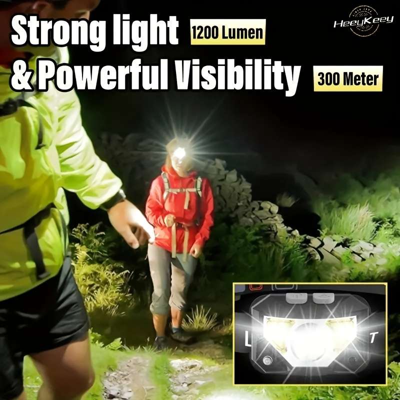 Headlamp Quantity 2Pcs Capacity1200Mah