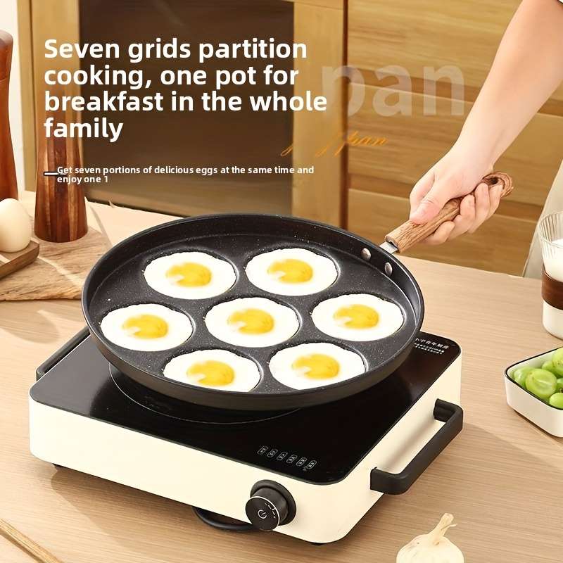 Frying Pan Color 7Compartment Frying Pan