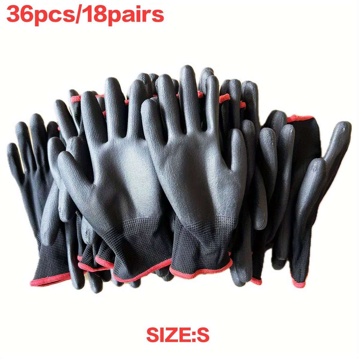 Work Gloves Color Gray Sizes