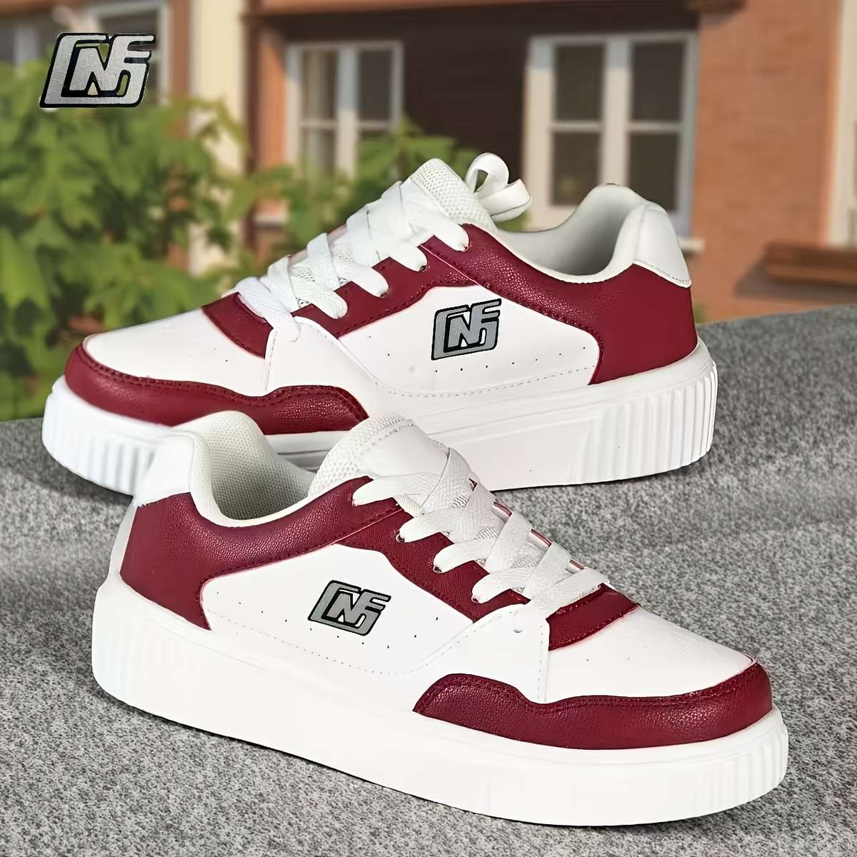 Sneakers Color White And Grey Sizeuk 7.5