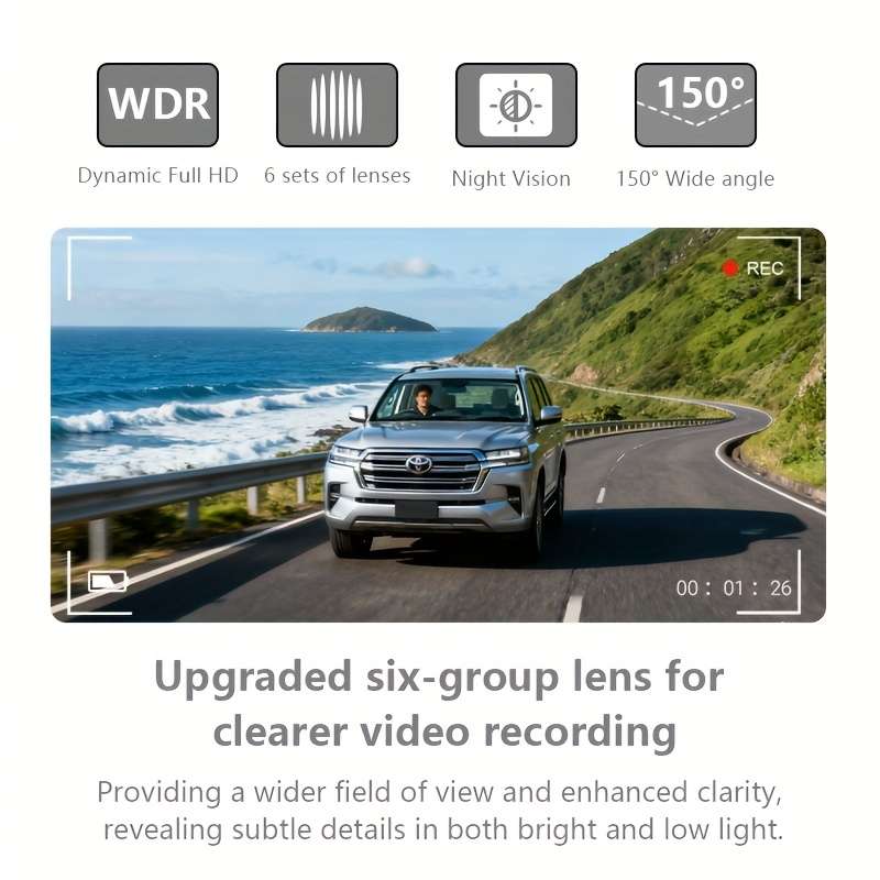 Dashcam Items Single Camera   32G Card  No Rear Camera