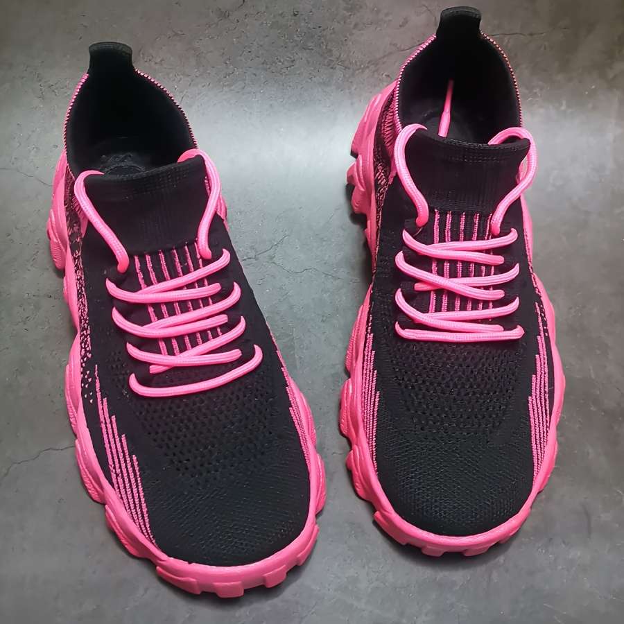 Women S Sneakers Color Blackred Sizeuk 5