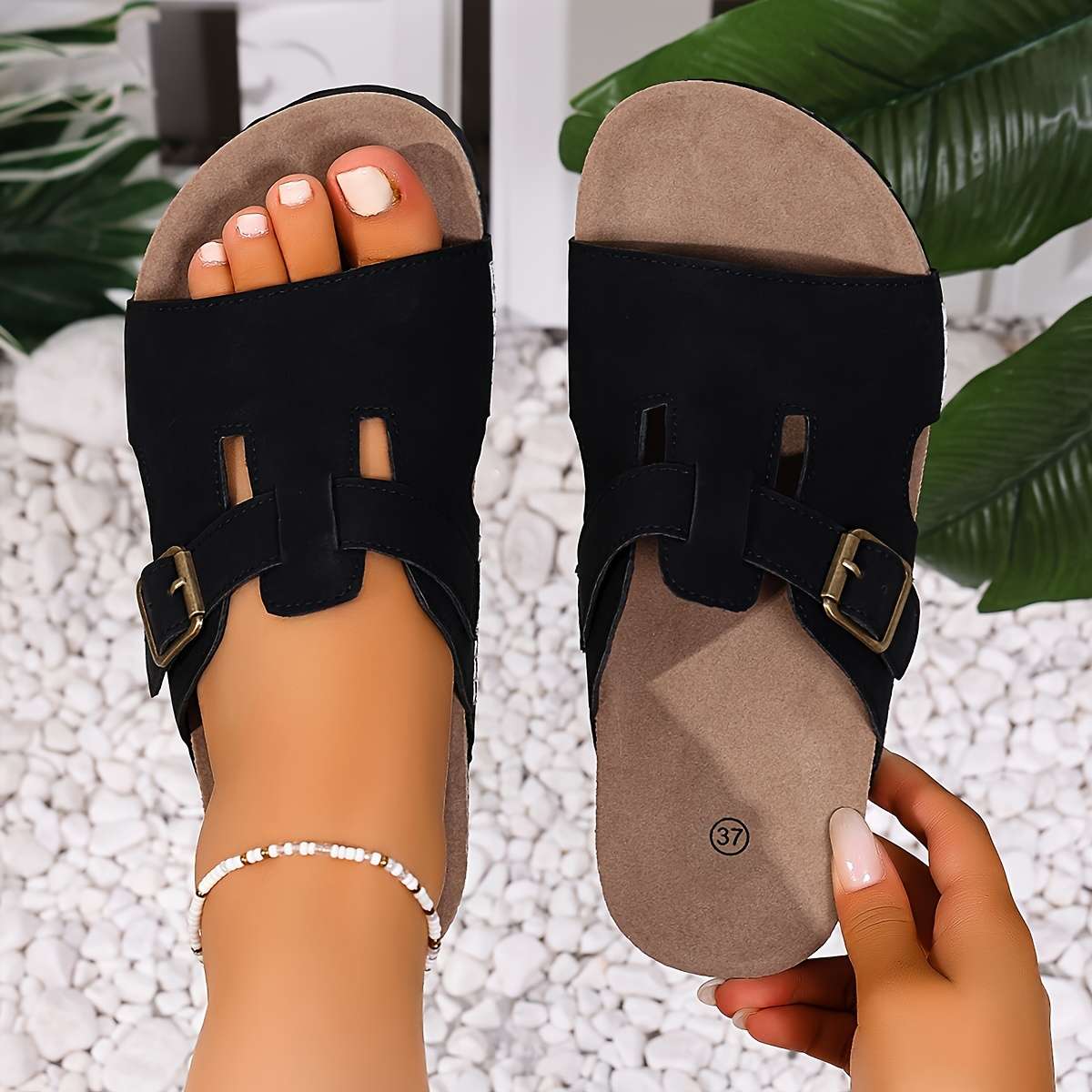 Sandals Color Black Size Uk 6