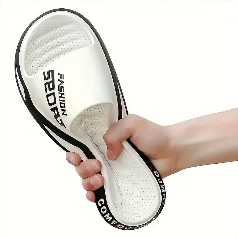 Men Slippers Summer Style Blue Size Uk 7.5