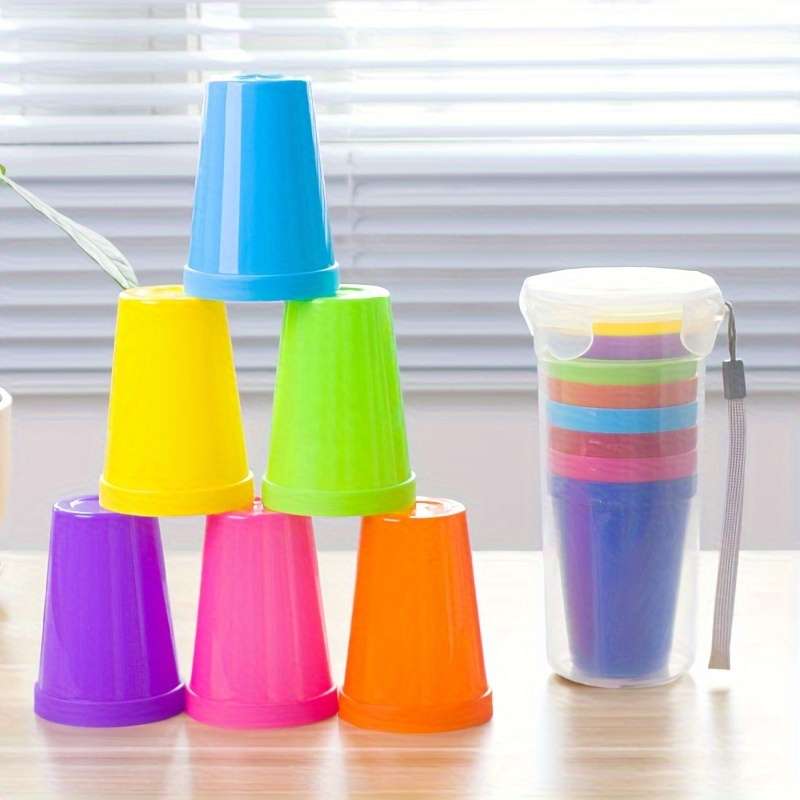 Water Cup Color 9Pcs Set Cups