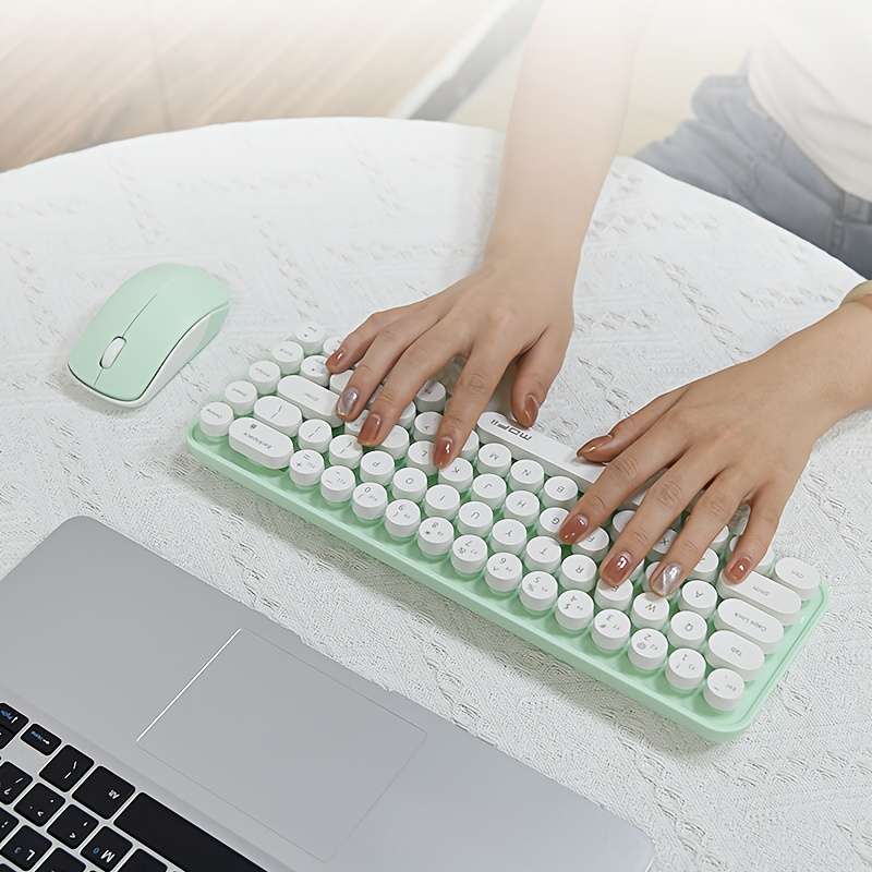 keyboard color White Green