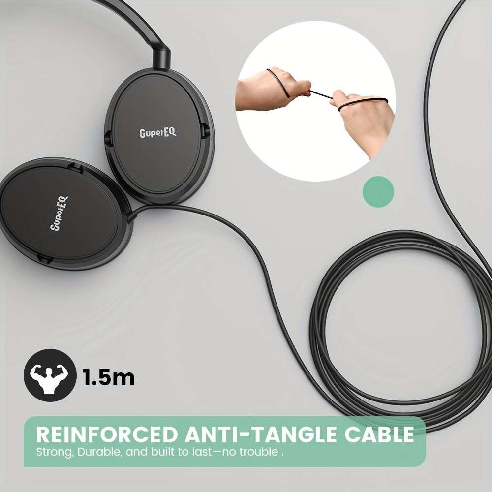 Wired Headphones Black