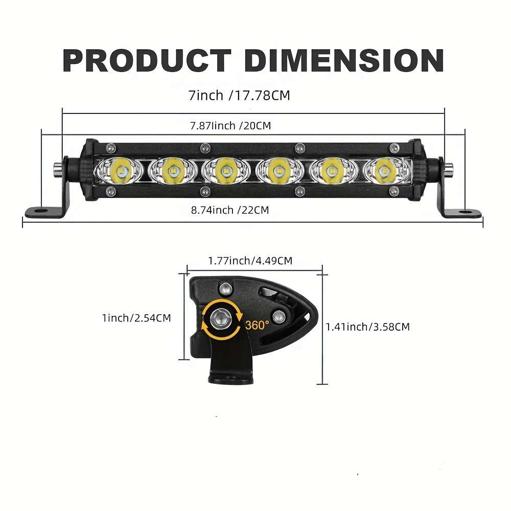 Car Lights Size 2Pcs