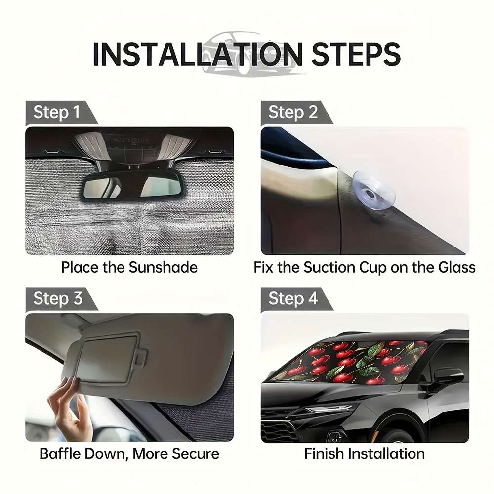 Car Sun Shades Size 130 X70Cm
