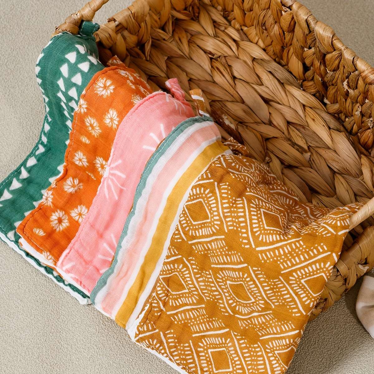Towel Items Bright Colors5Pcs
