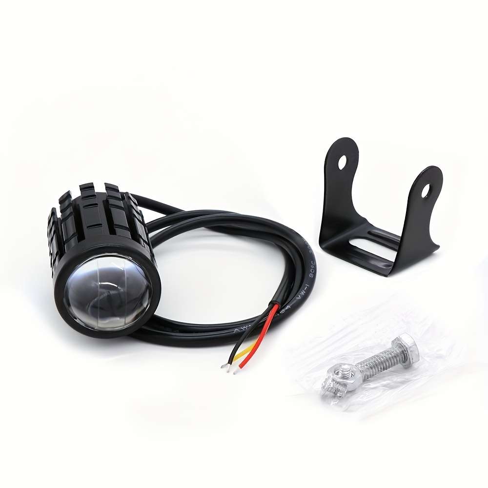 2Pcs High Low Beam Adjustable LED Dual Color Spotlight