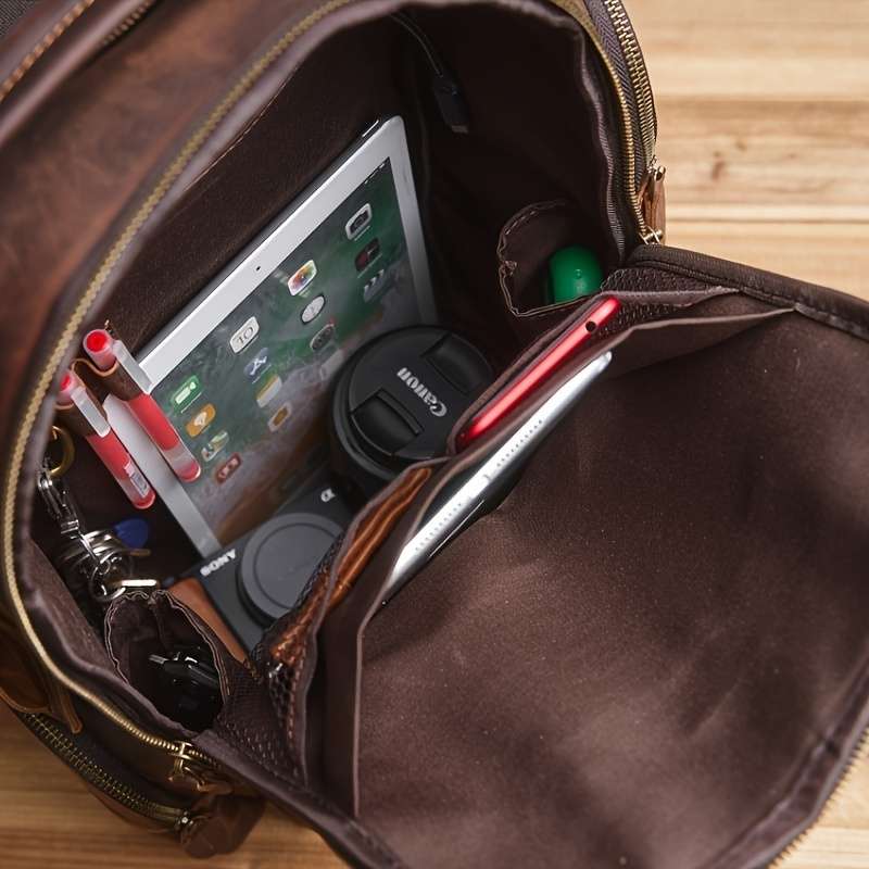 Men S Backpack Retro Coffee