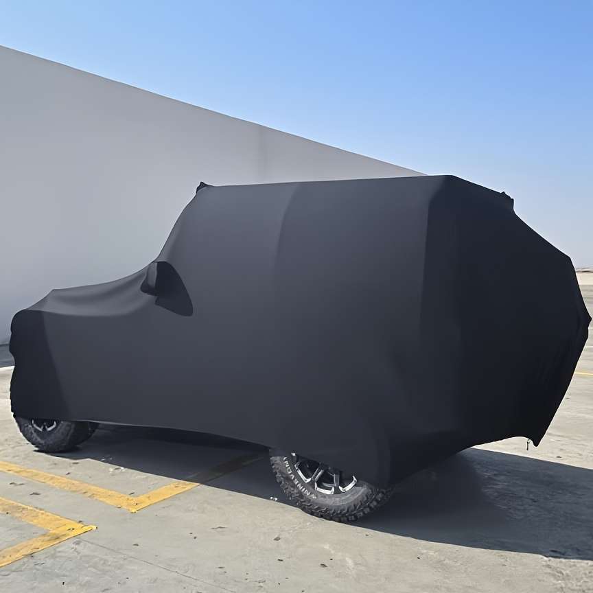 Car Cover Color Black & Gray Model For 2Door