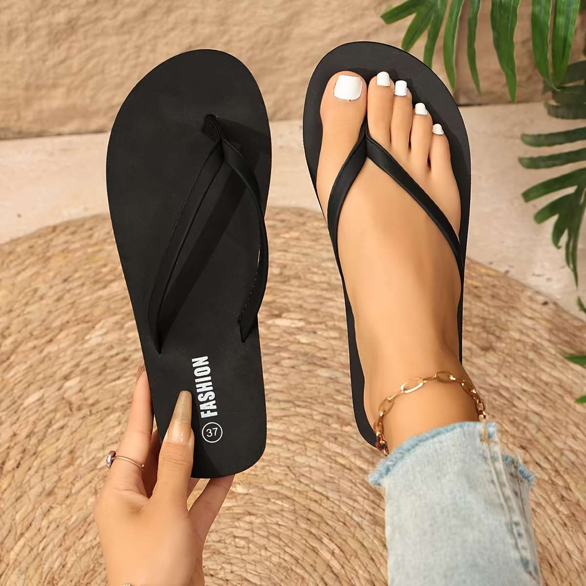 Sandals Color Black Size Uk 4