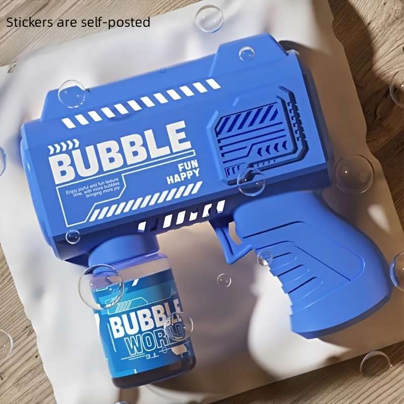 Toy Guns Color 10 Hole Bubble Machine Yellow