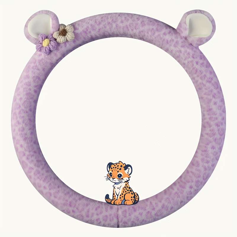 Car Steering Wheel Cover Blue Model Round