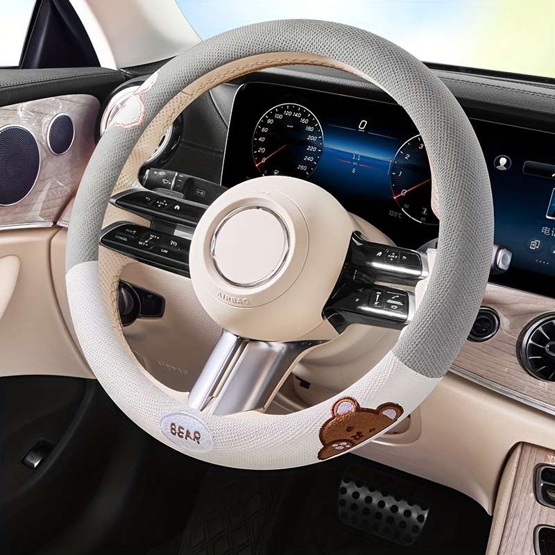 Car Steering Wheel Cover Black