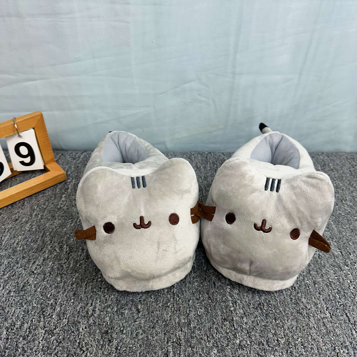 Cotton Slippers Color Grey Sizeuk 8.5