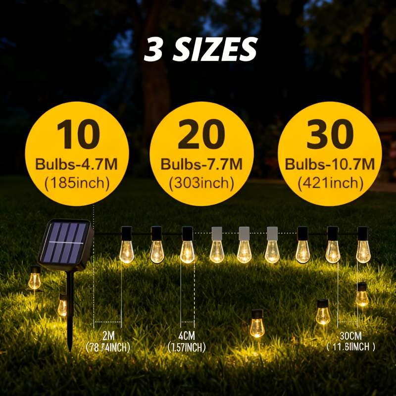 String Lights Color Warm Color Size7.7 Meter   20 Bulbs